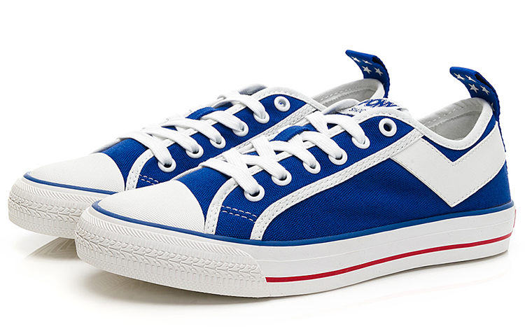(W) PONY Shooter Low Canvas 'Blue White' 圖 2