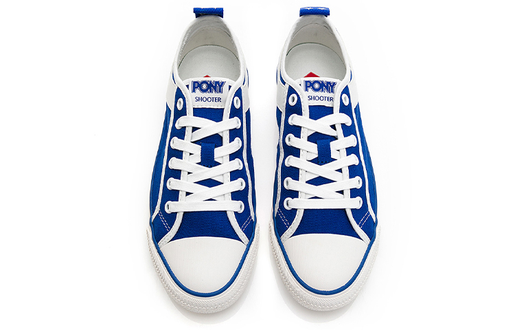 (W) PONY Shooter Low Canvas 'Blue White' 圖 3