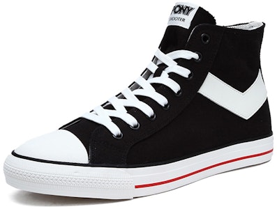 Pony Shooter 復古高筒帆布鞋 女款 黑 Order Pony Shooter 復古高筒帆布鞋 女款 黑