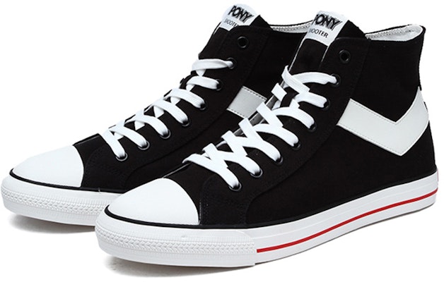 (Women) PONY Shooter Retro Hi 'Black Canvas' 91W1SH01BK Lookbook (Women) PONY Shooter Retro Hi 'Black Canvas' 91W1SH01BK