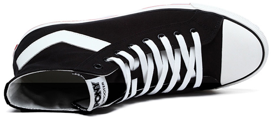 (Women) PONY Shooter Retro Hi 'Black Canvas' 91W1SH01BK Shop (Women) PONY Shooter Retro Hi 'Black Canvas' 91W1SH01BK