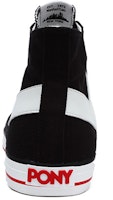 (W) PONY Shooter Retro 高帮鞋 '黑色帆布' 91W1SH01BK Purchase (W) PONY Shooter Retro 高帮鞋 '黑色帆布' 91W1SH01BK
