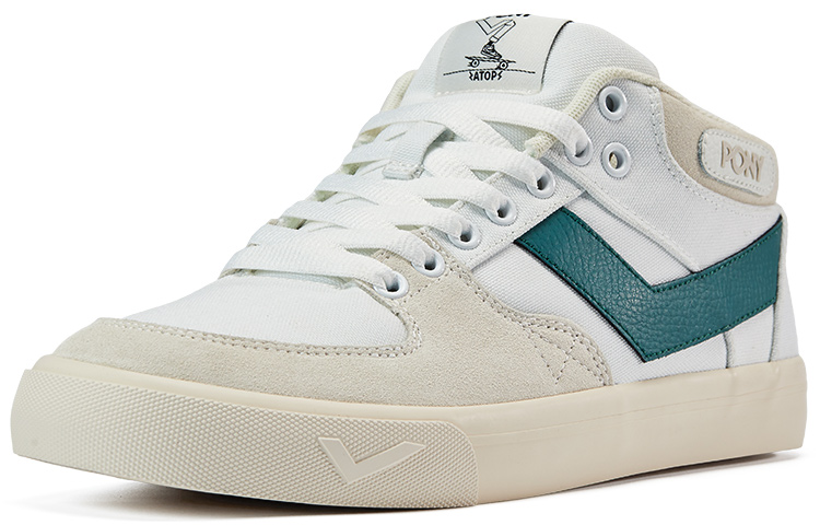 (W) PONY Skate Shoes Low 'Patchwork Blue Green' 圖 2