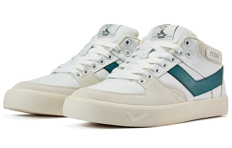 (W) PONY Skate Shoes Low 'Patchwork Blue Green' 圖 3