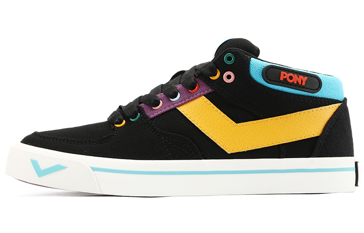 (W) PONY Skateboarding Sneaker 'Black Colorblock'