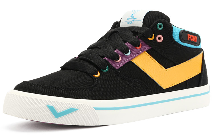 (W) PONY Skateboarding Sneaker 'Black Colorblock' 圖 2