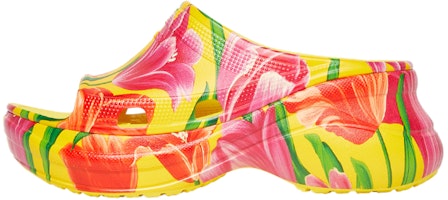 (Women) Balenciaga Pool Slide Sandals x Crocs 'Tulip Print Multi' 677389W1S8F7053 (Women) Balenciaga Pool Slide Sandals x Crocs 'Tulip Print Multi' 677389W1S8F7053