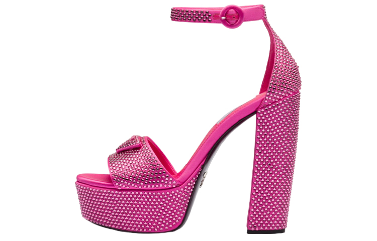 Buy (W) Plataformas Prada 135mm Cristal Rosa Begonia en Satén 1XP53B_2AWL_F0638_F_135