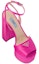 Order (W) Prada 135mm Sandal Platform Satin Pink Begonia 1XP48B_049_F0638_F_135