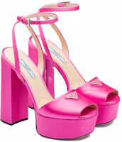 Lookbook (W) Sandalias Plataforma Prada 135mm Rosa Begonia Satinado 1XP48B_049_F0638_F_135