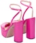 Purchase (W) Prada 135mm Sandal Platform Satin Pink Begonia 1XP48B_049_F0638_F_135