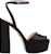 (W) Sandal Platform Prada 135mm Hitam Satin 1XP48B_049_F0002_F_135