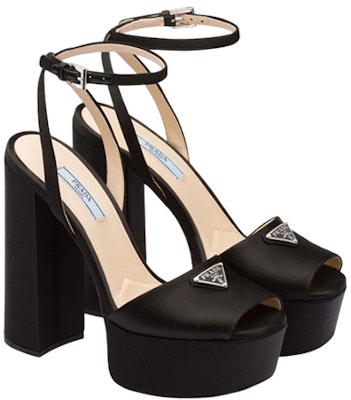(W) Sandal Platform Prada 135mm Hitam Satin 1XP48B_049_F0002_F_135 Lookbook (W) Sandal Platform Prada 135mm Hitam Satin 1XP48B_049_F0002_F_135