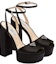 Lookbook (W) Sandal Platform Prada 135mm Hitam Satin 1XP48B_049_F0002_F_135