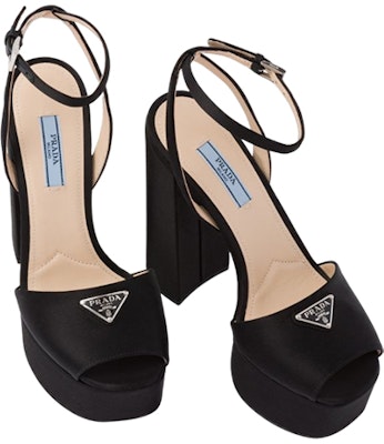 (W) Sandal Platform Prada 135mm Hitam Satin 1XP48B_049_F0002_F_135 Shop (W) Sandal Platform Prada 135mm Hitam Satin 1XP48B_049_F0002_F_135