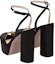 Purchase (W) Sandal Platform Prada 135mm Hitam Satin 1XP48B_049_F0002_F_135