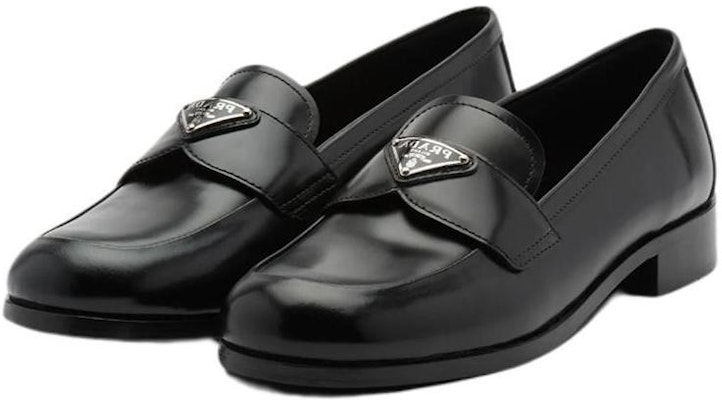 (W) 프라다 25mm 페니 로퍼 블랙 브러시 가죽 (Prada 25mm Penny Loafer Black Brushed Leather) 1D902M_055_F0002_F_025 Order (W) 프라다 25mm 페니 로퍼 블랙 브러시 가죽 (Prada 25mm Penny Loafer Black Brushed Leather) 1D902M_055_F0002_F_025