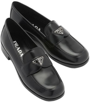 (W) 프라다 25mm 페니 로퍼 블랙 브러시 가죽 (Prada 25mm Penny Loafer Black Brushed Leather) 1D902M_055_F0002_F_025 Lookbook (W) 프라다 25mm 페니 로퍼 블랙 브러시 가죽 (Prada 25mm Penny Loafer Black Brushed Leather) 1D902M_055_F0002_F_025