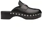 Order (W) Prada 45mm Studded Clogs Zwart Leer Klompen 1Z794M_248_F0002_F_045