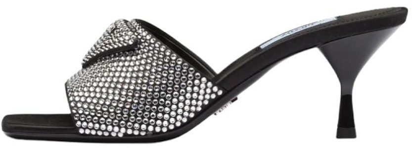 (W) Sandalias de Tacón Prada 65mm Cristal Negro Satén 1XX608_2AWL_F0T7O_F_065 Buy (W) Sandalias de Tacón Prada 65mm Cristal Negro Satén 1XX608_2AWL_F0T7O_F_065