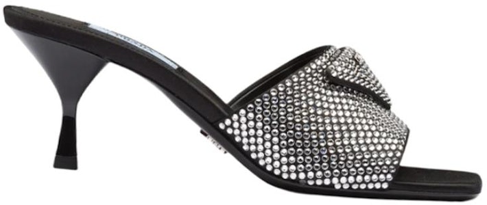 (W) Sandalias de Tacón Prada 65mm Cristal Negro Satén 1XX608_2AWL_F0T7O_F_065 Order (W) Sandalias de Tacón Prada 65mm Cristal Negro Satén 1XX608_2AWL_F0T7O_F_065