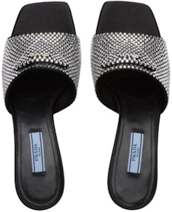 (W) Sandalias de Tacón Prada 65mm Cristal Negro Satén 1XX608_2AWL_F0T7O_F_065 Purchase (W) Sandalias de Tacón Prada 65mm Cristal Negro Satén 1XX608_2AWL_F0T7O_F_065