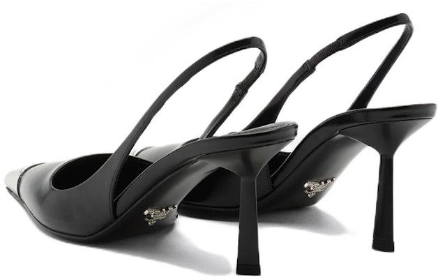 (W) プラダ 75mm スリングバック パンプス (黒) 1I903M_055_F0002_F_075 Shop (W) プラダ 75mm スリングバック パンプス (黒) 1I903M_055_F0002_F_075