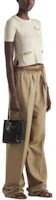 Purchase (W) PRADA 米色圓領短袖針織毛衣上衣. P24D2-FCI8-F0F24-S-OOO