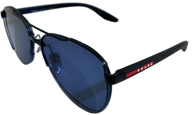 (W) 프라다 로고 템플 블랙 아비에이터 선글라스 0PS51YS1BO06A61 Buy (W) 프라다 로고 템플 블랙 아비에이터 선글라스 0PS51YS1BO06A61