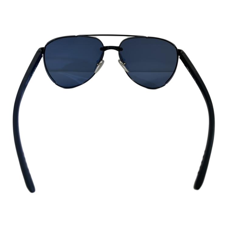 Shop (W) 프라다 로고 템플 블랙 아비에이터 선글라스 0PS51YS1BO06A61