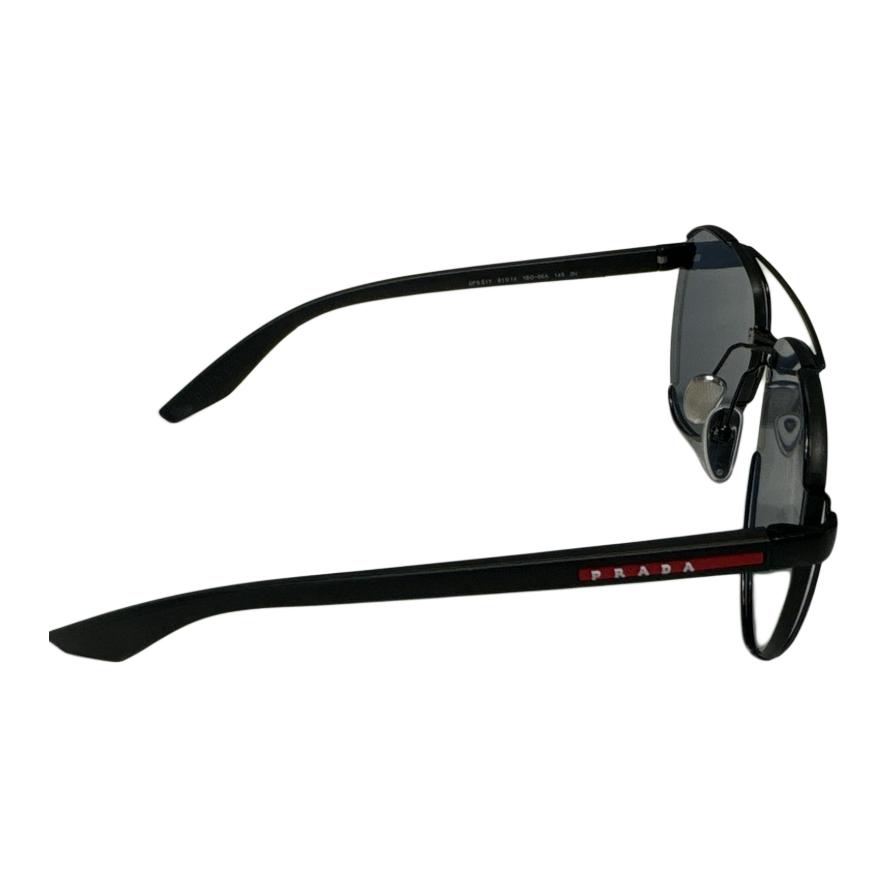 Details for (W) 프라다 로고 템플 블랙 아비에이터 선글라스 0PS51YS1BO06A61