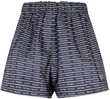 (Women) PRADA Black Elastic Waist Straight Casual Shorts. 22C7571X60F022X (Women) PRADA Black Elastic Waist Straight Casual Shorts. 22C7571X60F022X