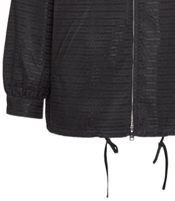 (Women) PRADA Black Hooded Zip-Up Jacket with Logo Detail. 291774-11FC-F0002-S-222 1