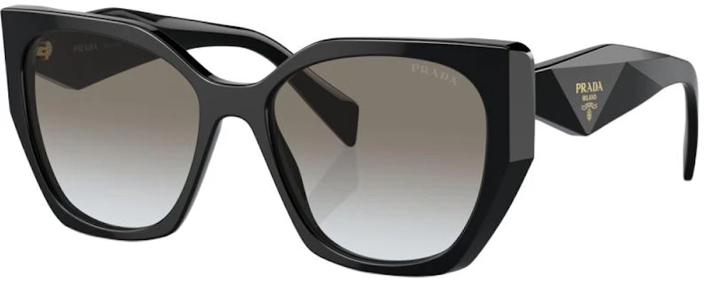 (W) PRADA Kacamata Hitam Acetate Tidak Beraturan dengan Logo di Tangkal. PR19ZS1AB0A7 Order (W) PRADA Kacamata Hitam Acetate Tidak Beraturan dengan Logo di Tangkal. PR19ZS1AB0A7