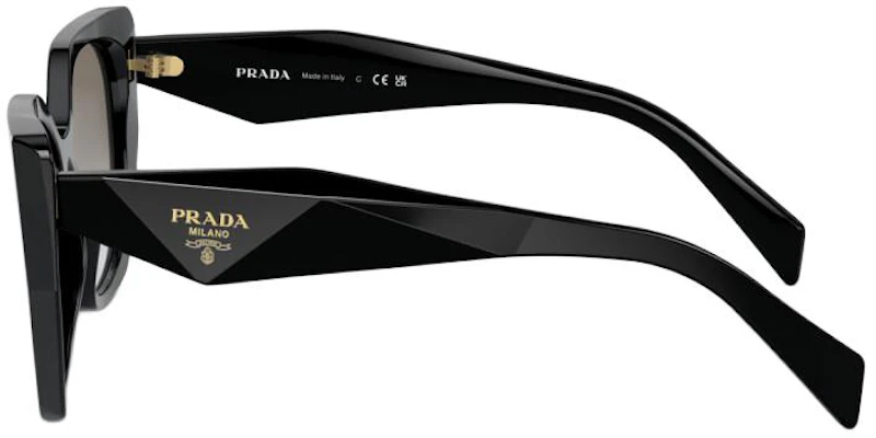 (W) PRADA Kacamata Hitam Acetate Tidak Beraturan dengan Logo di Tangkal. PR19ZS1AB0A7 Shop (W) PRADA Kacamata Hitam Acetate Tidak Beraturan dengan Logo di Tangkal. PR19ZS1AB0A7