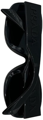 (W) 프라다 블랙 로고 디테일 비정형 선글라스. 0PRA13SF1AB5S055 Purchase (W) 프라다 블랙 로고 디테일 비정형 선글라스. 0PRA13SF1AB5S055