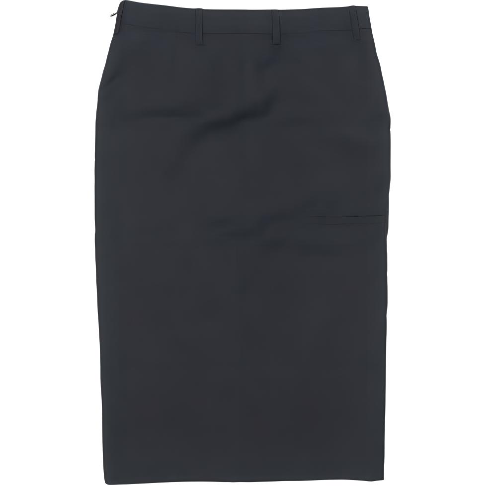 Lookbook (W) Falda Negra Tejida Recta Casual PRADA con Cremallera y Abertura Lateral. DNA943-1Z3D-F0308-S-221