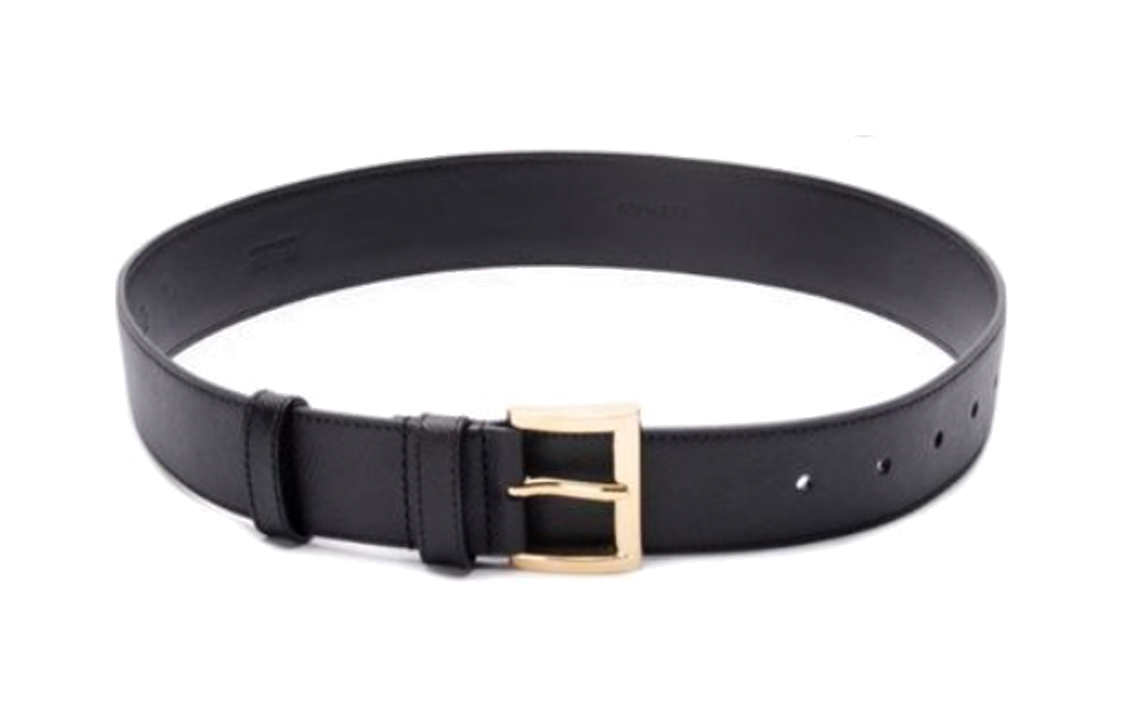 Order (Women) PRADA  Black Leather Belt with Colorblock Detail and Buckle. 1CC545053F0002