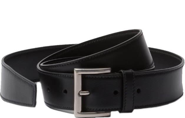 (Women) PRADA Black Leather Belt with Logo Detail, 3.5CM Width. 1CC537ASKF0002 Order (Women) PRADA Black Leather Belt with Logo Detail, 3.5CM Width. 1CC537ASKF0002