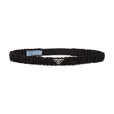 (Women) PRADA Black Nylon Fashion Classic Trendy Headband. 1IE0212DMIF0002