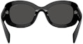 Purchase (W) 프라다 블랙 로고 템플 오벌 아세테이트 선글라스. PRA13S1AB5S0