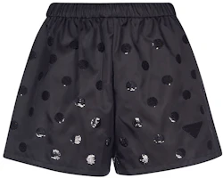 (Women) PRADA Black Polka Dot Casual Shorts 22R7571Z5G-S221-F0002 (Women) PRADA Black Polka Dot Casual Shorts 22R7571Z5G-S221-F0002