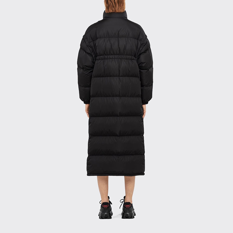 Shop (Women) PRADA  Black Quilted High-Neck Puffer Coat. 29Y806-1WQ9-F0002-S-202