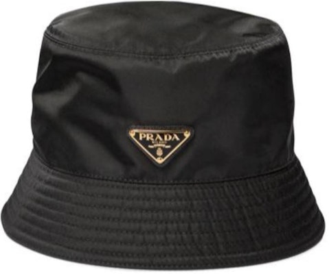 (W) PRADA Sombrero Bucket Negro Re-Nylon con Logo Triangular. 1HC1372DMIF0632 Buy (W) PRADA Sombrero Bucket Negro Re-Nylon con Logo Triangular. 1HC1372DMIF0632