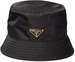Order (W) PRADA 黑色再生尼龍三角標誌漁夫帽 1HC1372DMIF0632