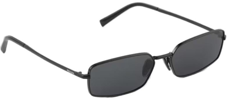 (W) PRADA 黑色金屬框長方形太陽眼鏡 SPRA60E1ABC059 Shop (W) PRADA 黑色金屬框長方形太陽眼鏡 SPRA60E1ABC059
