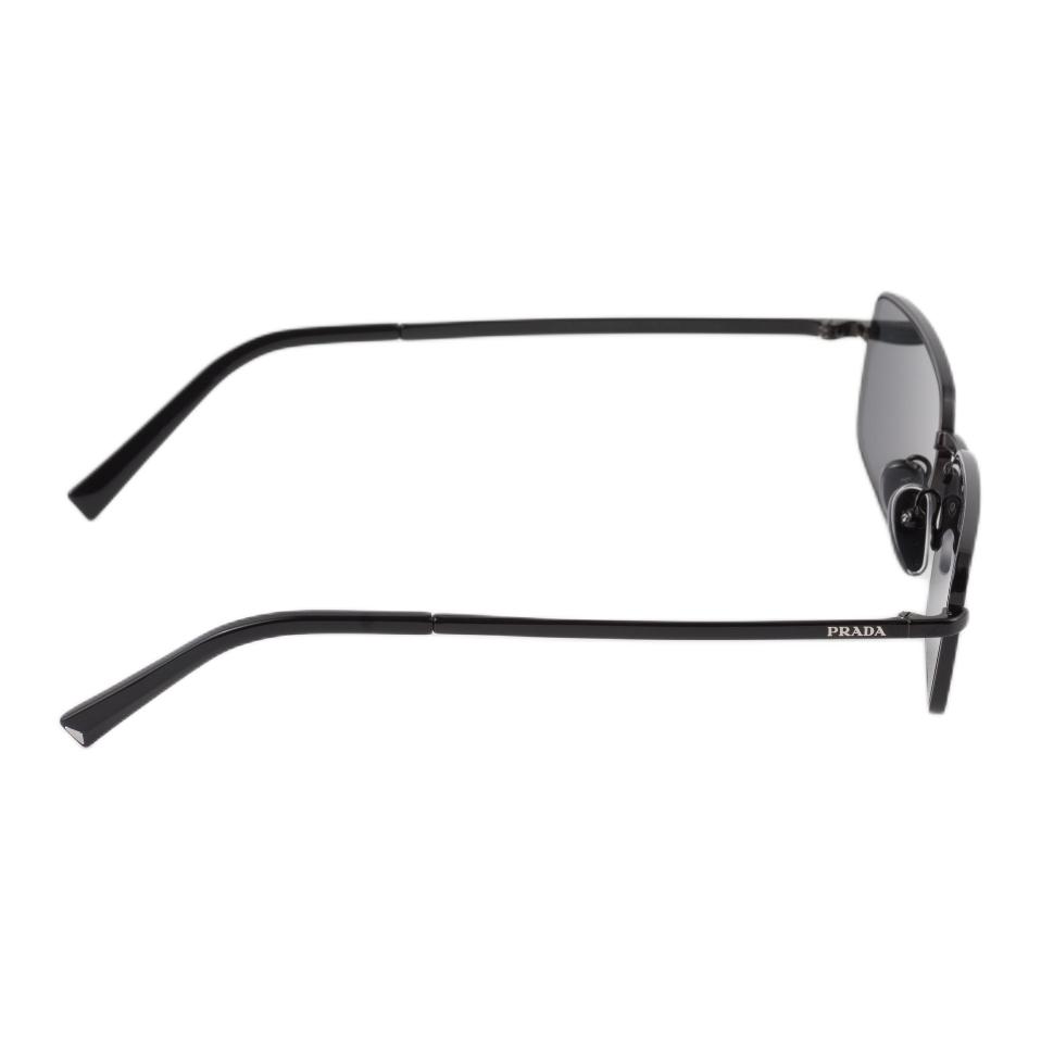 Purchase (W) PRADA 黑色金屬框長方形太陽眼鏡 SPRA60E1ABC059