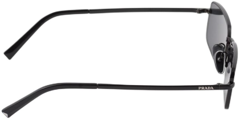 (W) PRADA 黑色金屬框長方形太陽眼鏡 SPRA60E1ABC059 Purchase (W) PRADA 黑色金屬框長方形太陽眼鏡 SPRA60E1ABC059