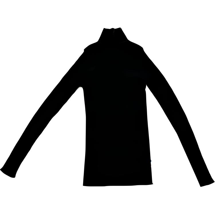 (Women) PRADA  Black Slim-Fit High-Neck Long-Sleeve Knit Sweater DNA945-1YKU-F0002-S-221