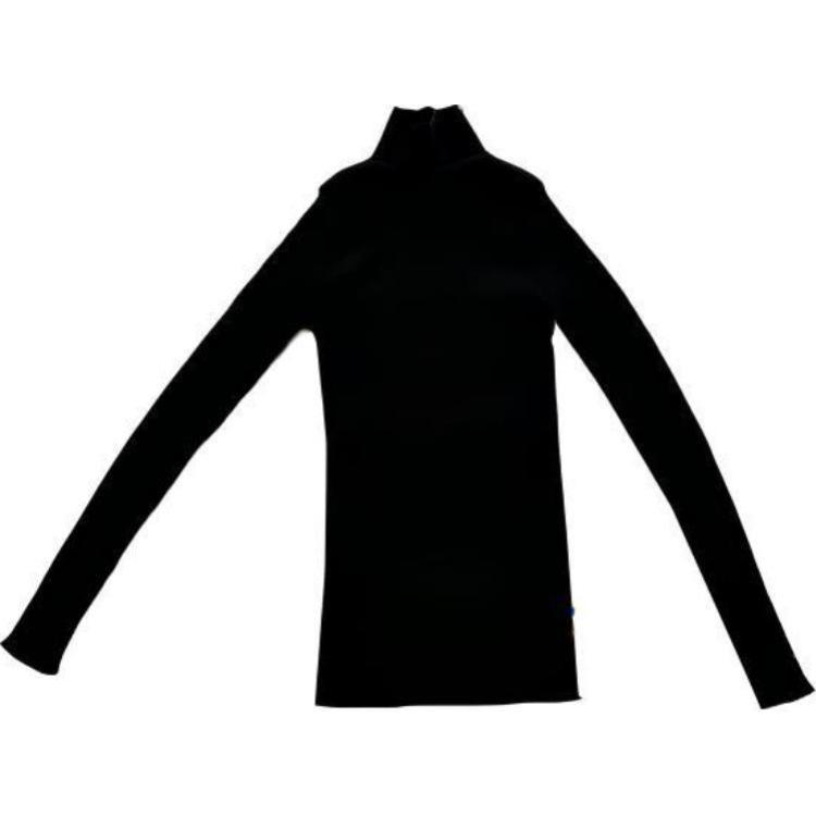 Order (Women) PRADA  Black Slim-Fit High-Neck Long-Sleeve Knit Sweater DNA945-1YKU-F0002-S-221